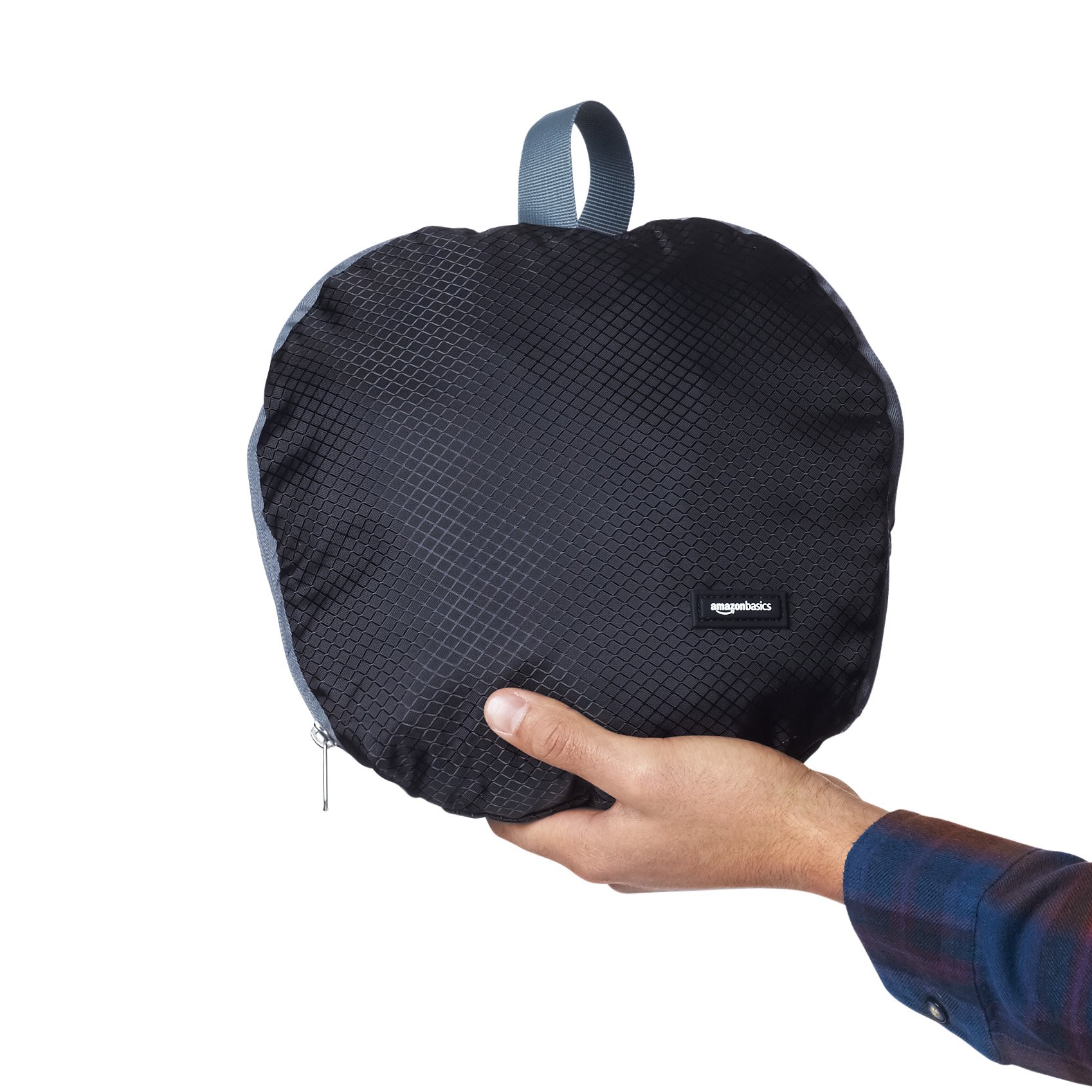 AmazonBasics 可摺疊旅行健身袋｜23吋・黑色 · 圖片 2